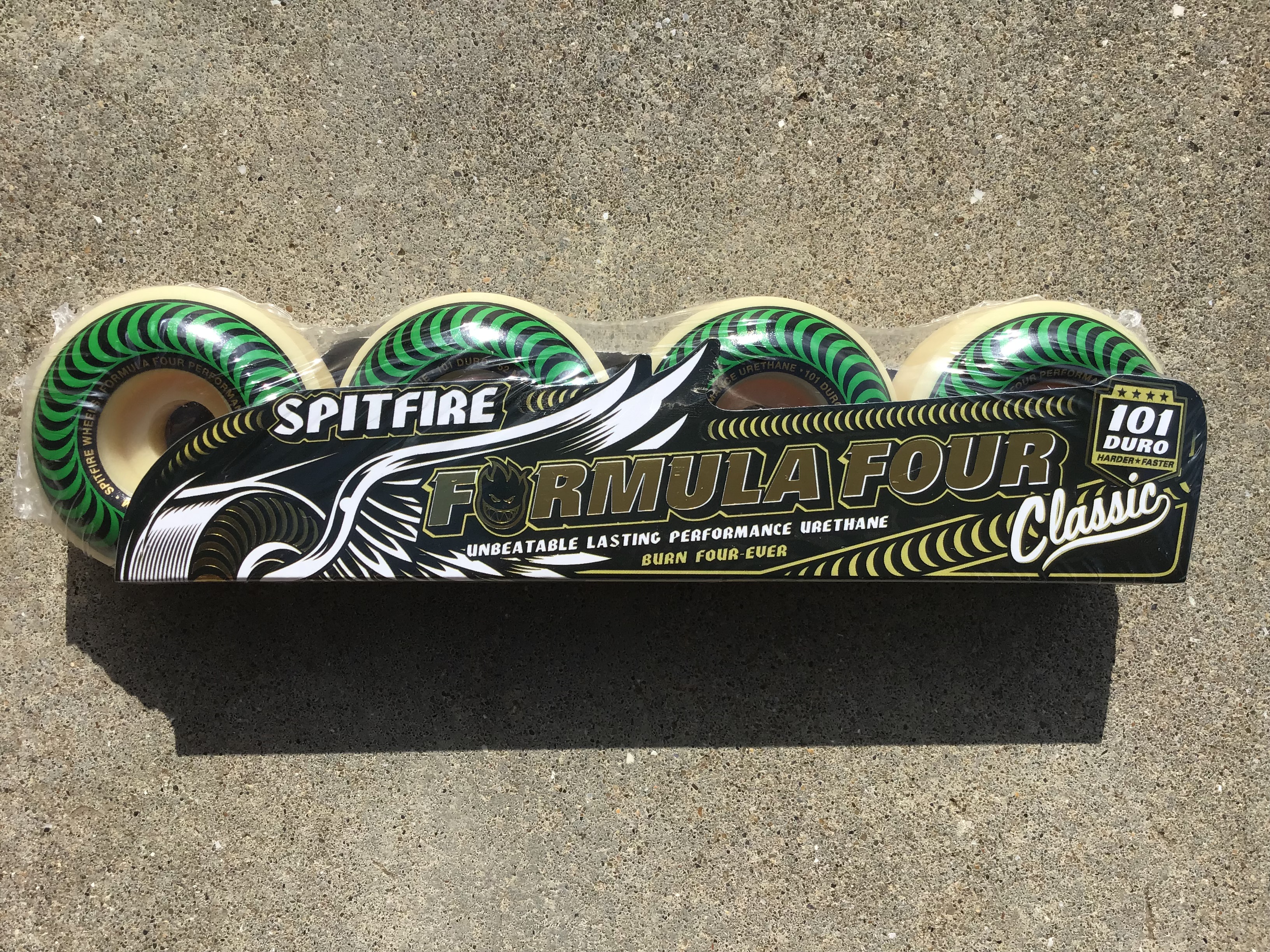 SPITFIRE FORMULA FOUR CLASSIC 101DURO 52MM GREEN スピットファイア