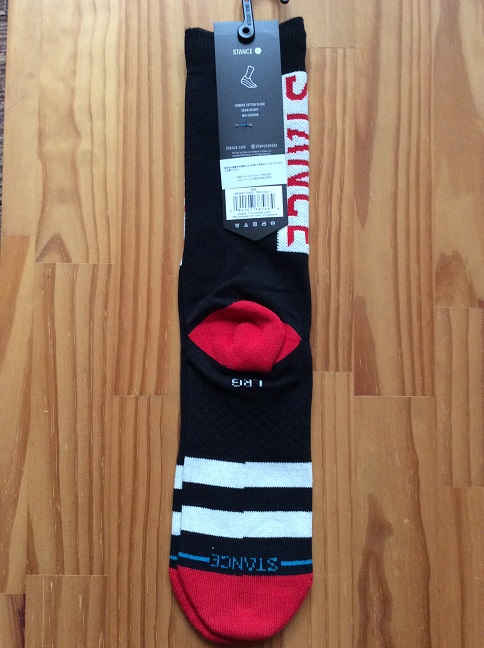 STANCE SOCKS CASUAL OG Black Red スタンスソックス スタンス 靴下