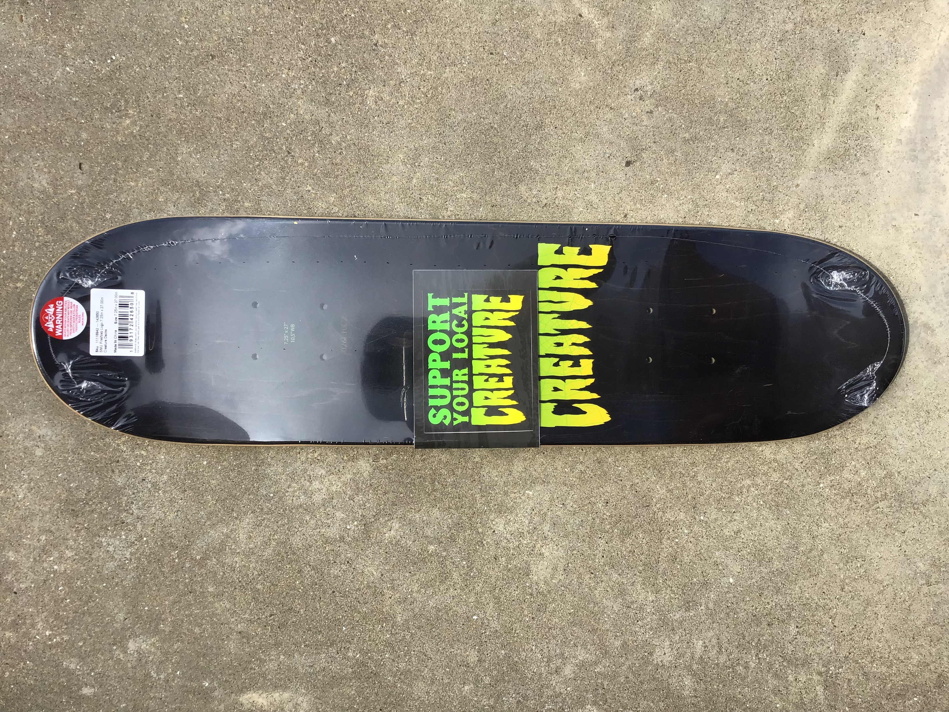CREATURE SKATEBOARD FIREWEB LOGO 7.25×27inch クリエイチャー