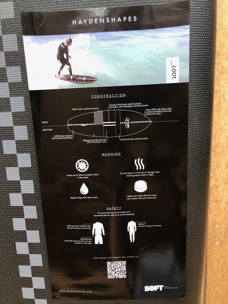Haydenshapes Surfboard LOOT SOFT 5'6