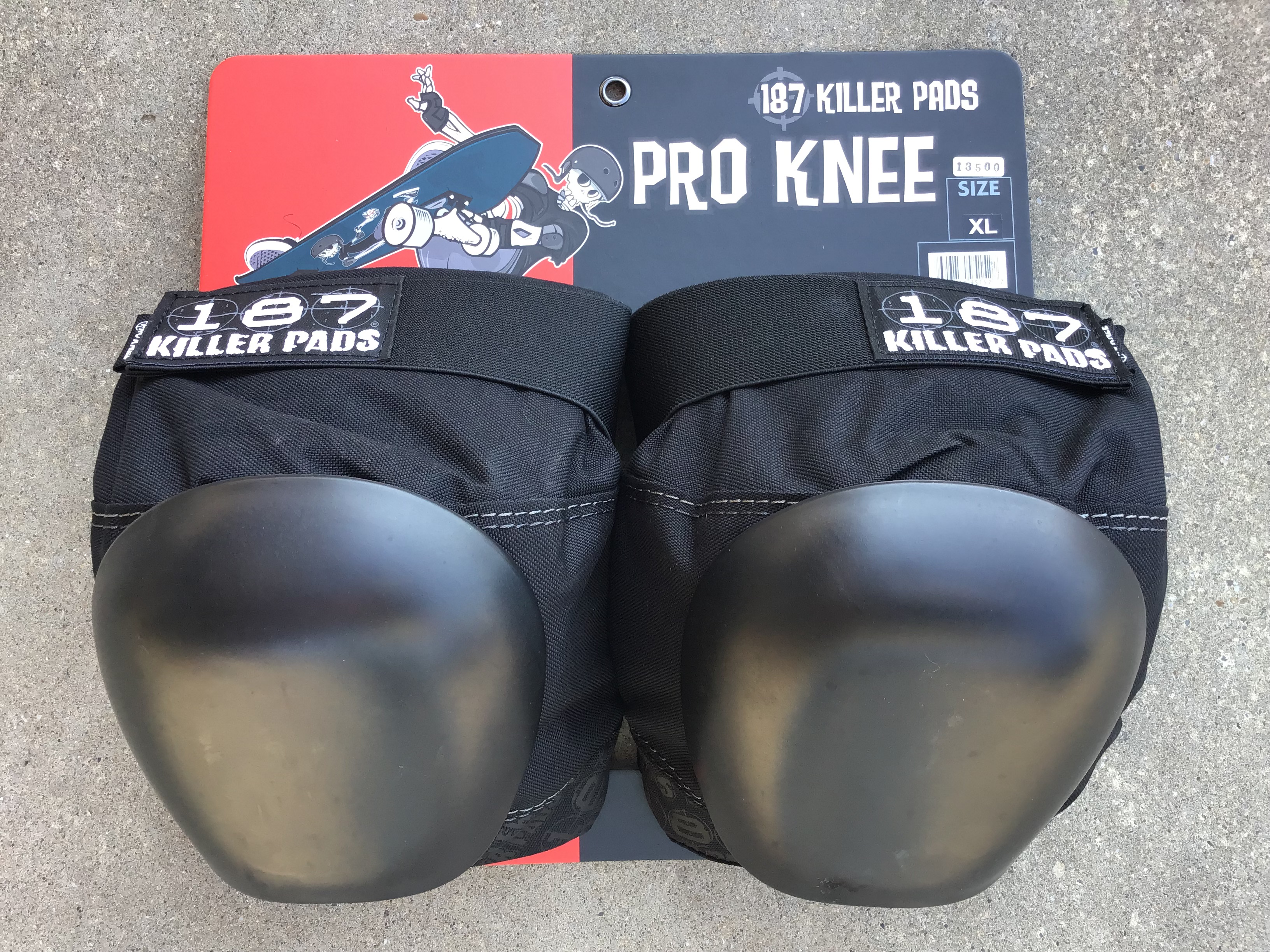 187 KILLER PADS PRO KNEE XLサイズ キラーパッド プロニー スケート